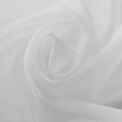 Juego de Cortinas Voile "Largas" | Blanco