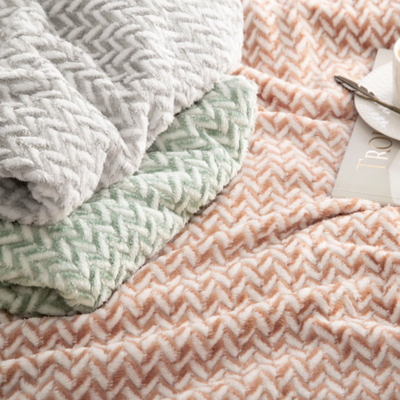 Frazada Alcoyana Venice Jacquard | Verde 1 1/2p