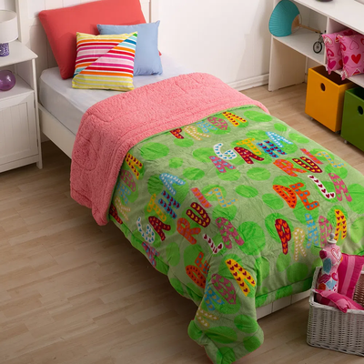 Edredón Borrego 1 1/2p Lunar Verde | Agatha Ruiz de la Prada