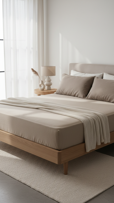 Sábana Ajustable King | 144 Hilos Mixta