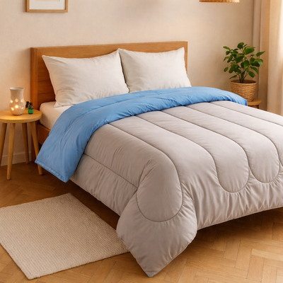 Acolchado Liso | Reversible 1 1/2p