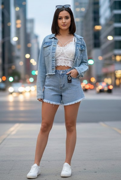 Short con strass T:36/38/44