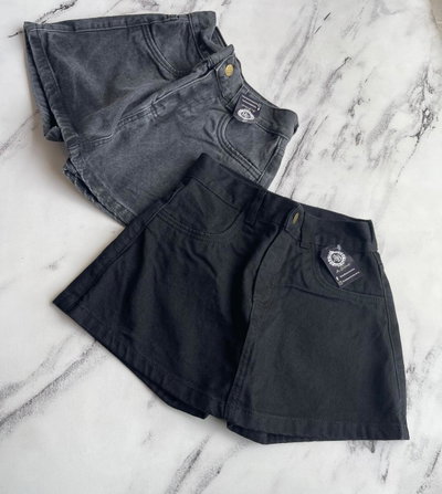 Short Pollera jean