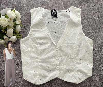 Chaleco broderie T:3-4