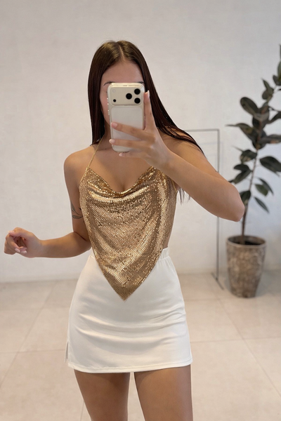 Top con cadena T: 1/2 