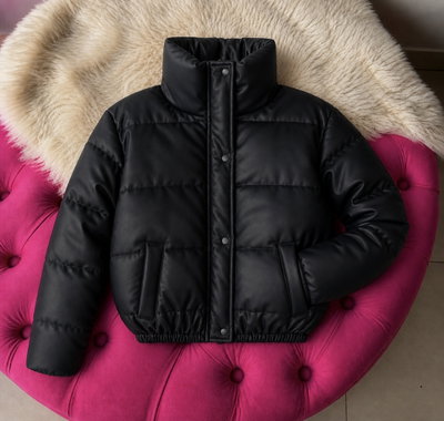 Campera eco cuero T: 1-2-5-6