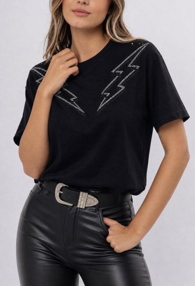 Remera T: 4/5 strass