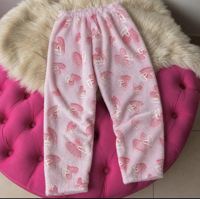 Pantalón peluche nena T: 6-8