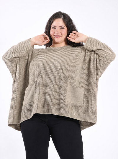 Sweter ancho 