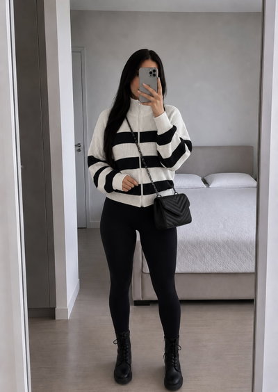 Campera tejida
