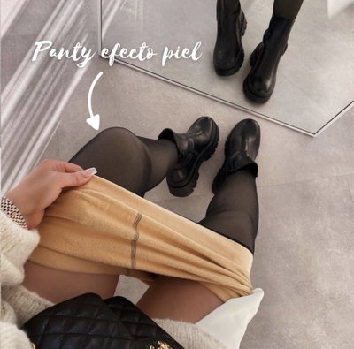 Pantys efecto piel