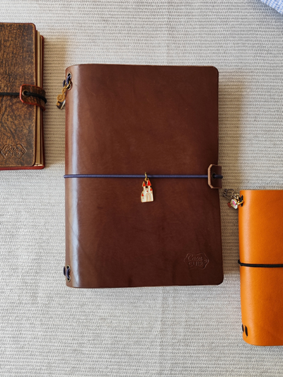 Cuaderno Midori artesanal A5 - Ideal para journaling o notas