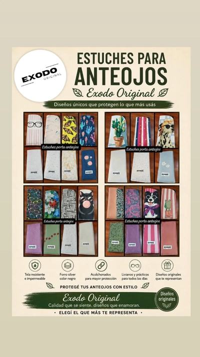 Estuche porta anteojos 
