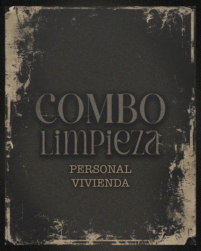Combo 1: Limpieza Personal + Limpieza de vivienda