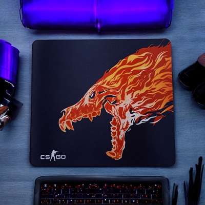 Mousepad Gamer Speed Counter Strike Aullido 45x40x6mm Talla Large