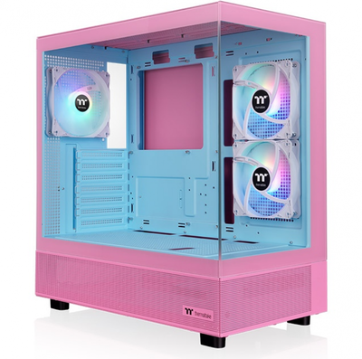 GABINETE THERMALTAKE VIEW 270 PLUS TG ARGB BOUBLE PINK TEMPERED GLASS