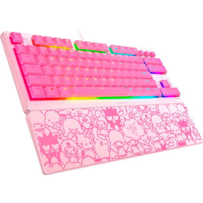 TECLADO GAMER RAZER ORNATA V3 TKL HELLO KITTY EDITION