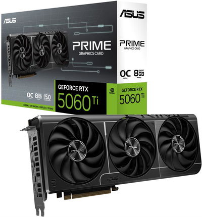 PLACA DE VIDEO ASUS PRIME RTX 5060TI O8GB