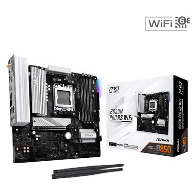 MOTHER ASROCK (AM5) B850M PRO RS WIFI WHITE
