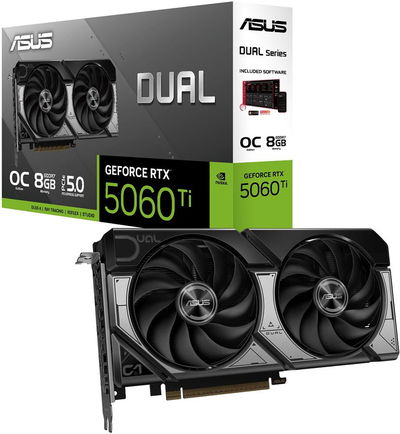 PLACA DE VIDEO ASUS DUAL RTX 5060TI O 8GB