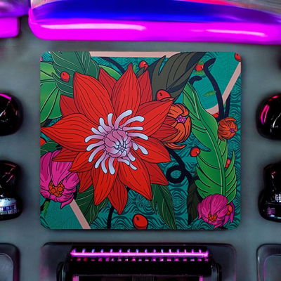 Mousepad Gamer Lotus 45X40X6mm