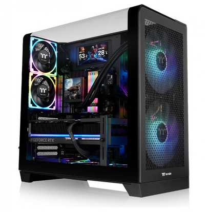 GABINETE THERMALTAKE VIEW 390  AIR BLACK TEMPERED GLASS