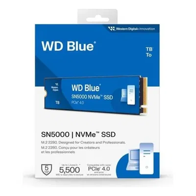 DISCO SSD M.2 2TB WD BLUE SN5000 NVME