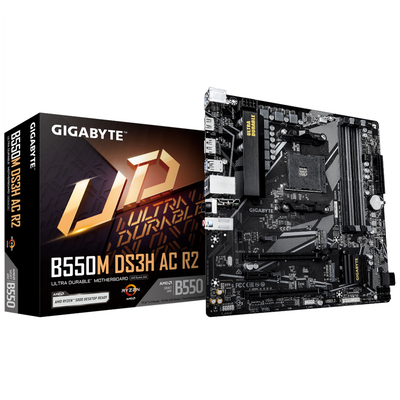 MOTHER GIGABYTE (AM4) B550M DS3H AC R2