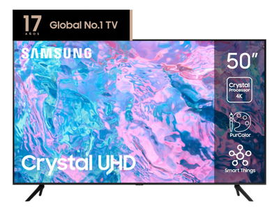SAMSUNG TV SMART 50 CRYSTAL UHD 4K SERIE CU7000