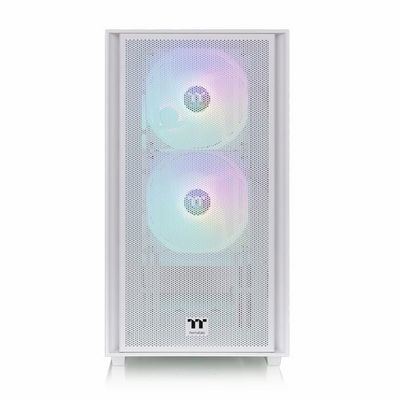 GABINETE GAMER THERMALTAKE VERSA H16 TG ARGB SNOW WHITE TEMP GLASS