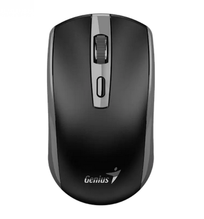 MOUSE GENIUS WIRELESS RECARGABLE ECO-8150 BLACK GREY