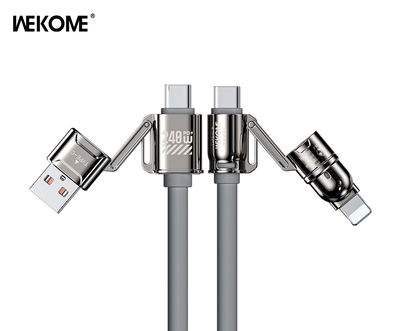 Cable de Datos Carga Ultra Rapida Wekome WDC-51 Premium 240w 4 en 1 