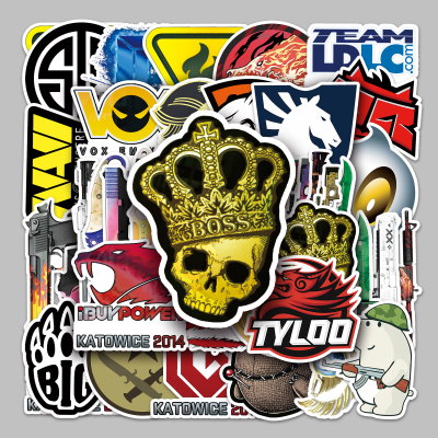 Pack  de 52 Sticker Counter Strike Variados 