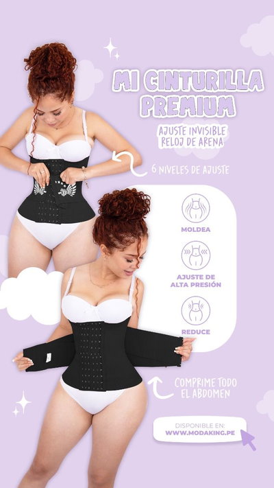 FAJA REDUCTORA DE COMPRECION - RELOJ DE ARENA 