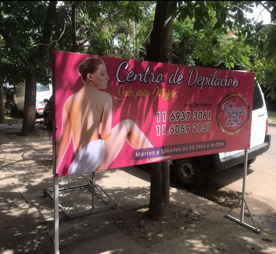 Cartel de Vereda Doble Faz