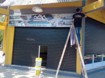 Cartel de Lona con bastidor