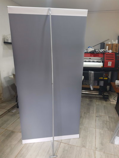 Portabanner de un tensor Tensor con Lona – 90 x 190 cm