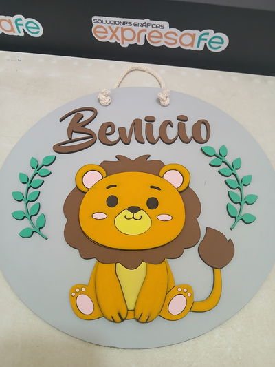 Cartel de Bienvenida MDF