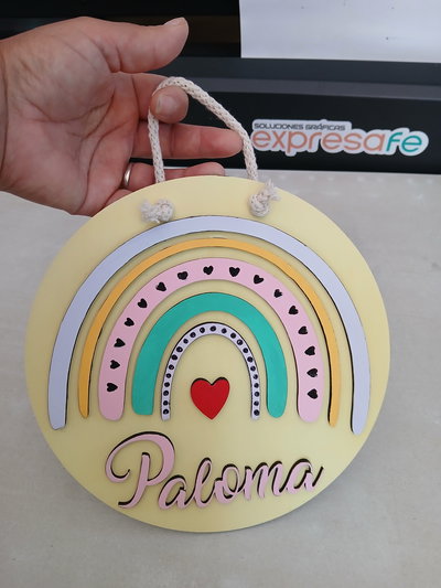 Cartel de Bienvenida MDF