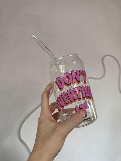 Vaso café con bombilla d1