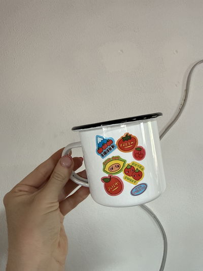 Jarrito enlozado frutas