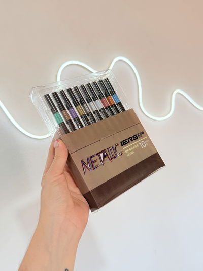 Marcadores metalizados 