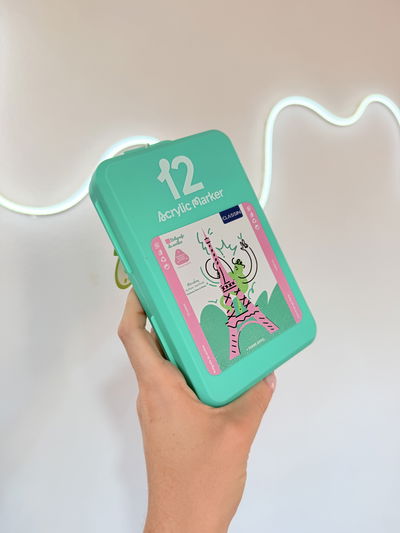 Valija fibras acrílicas punta pincel