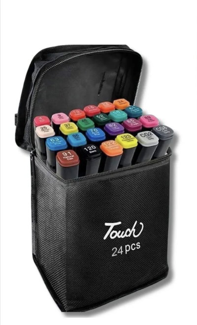 fibras touch doble punta x24