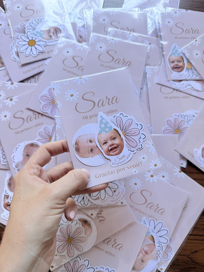 Kit stickers para souvenir personalizados 