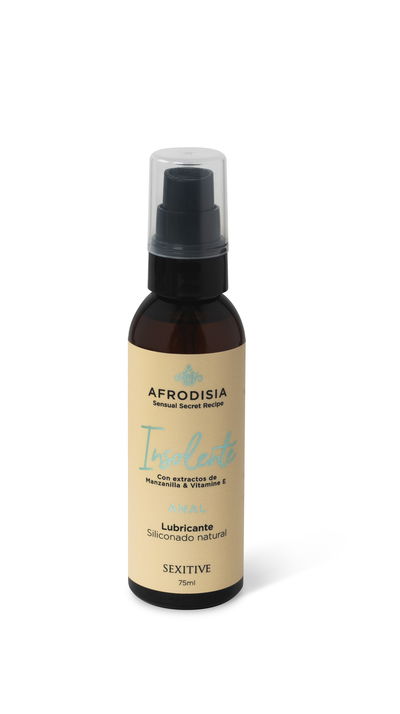Lubricante Siliconado Natural Afrodisia Insolente Anal 75ml