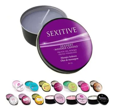 Pack mix de 5 velas para masajes 