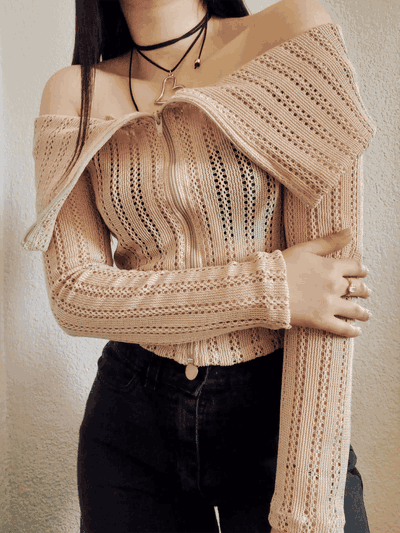 Campera Haifa Tejida 