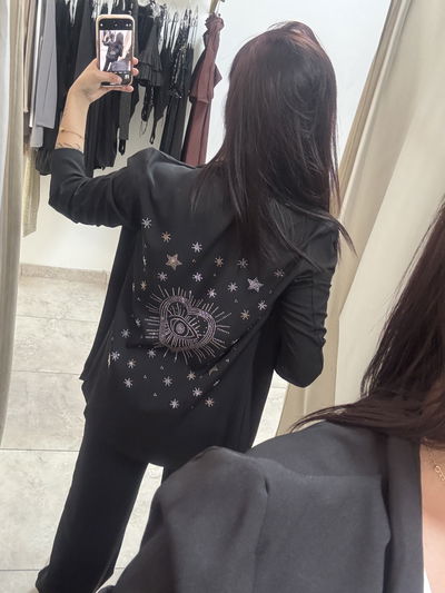 Blazer Strass espalda 