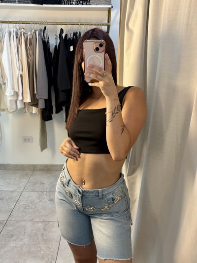 Top Capri escote cuadrado 